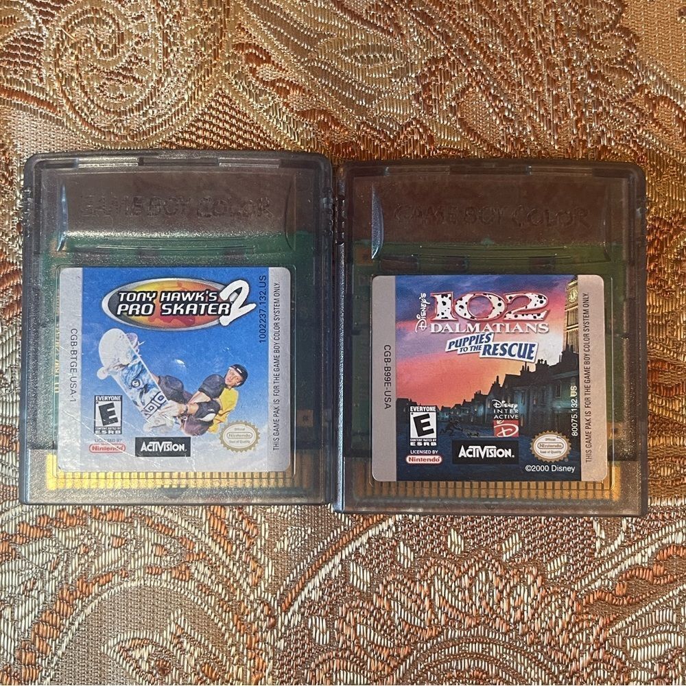 Game Boy Advance 2-Game Bundle - 102 Dalmatians and Tony Hawk’s Pro Skater 2